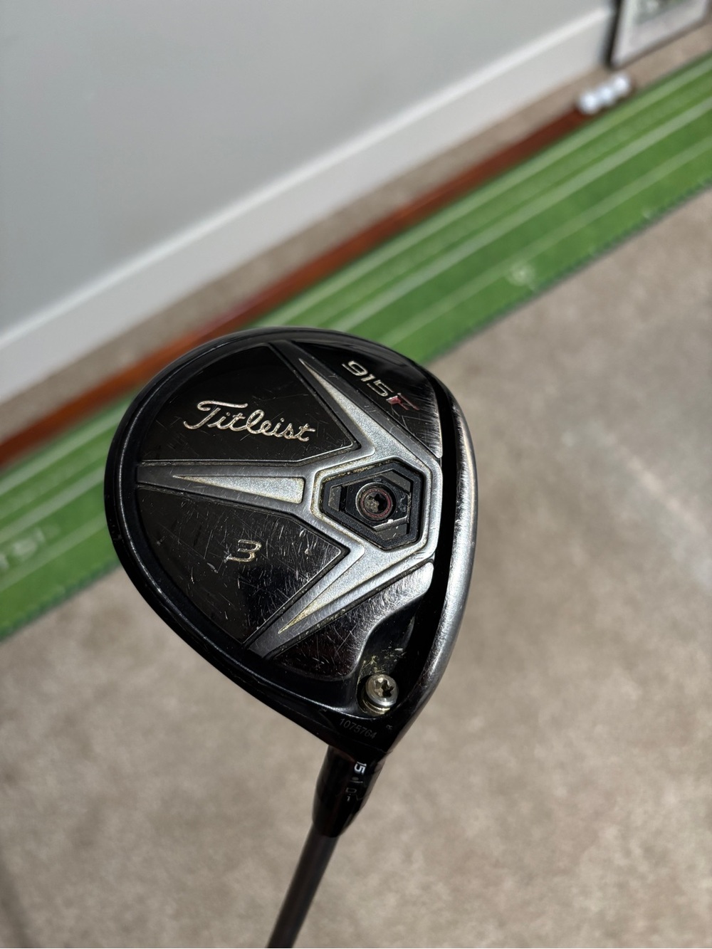 Titleist 915F 15 deg 3-Fairway Wood, Shaft S flex